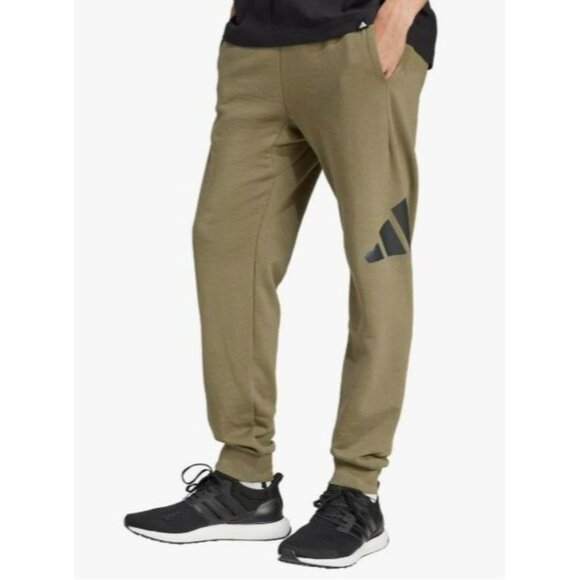 Adidas Men's Essentials Big Logo French Terry Pants Large NWT - Picture 1 of 5